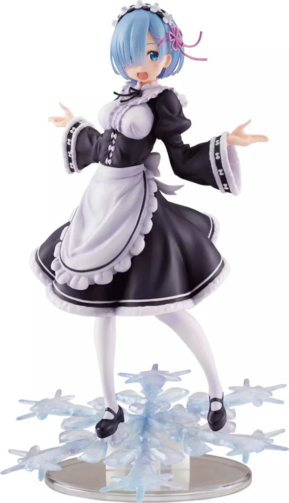 Re:Zero Starting Life in Another World AMP Figure - Rem (Winter Maid Image Ver.)