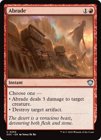 Abrade [Secrets of Strixhaven Commander]