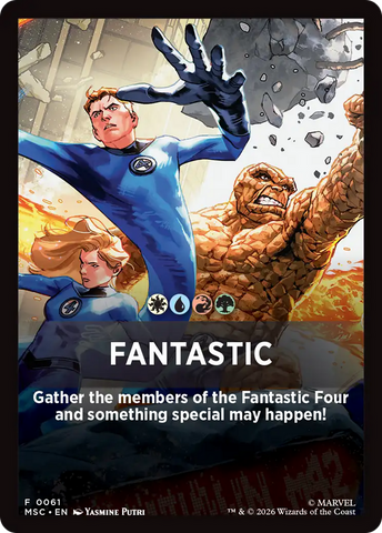 Fantastic Theme Card [Marvel Super Heroes Commander]
