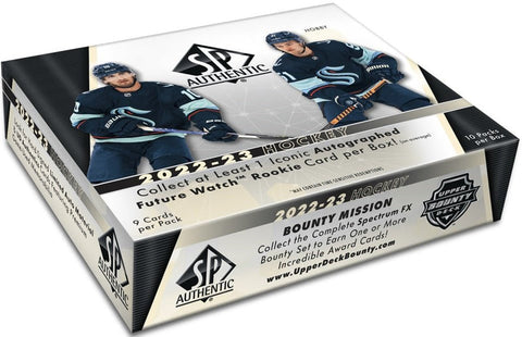 22/23 UD SP Authentic Hockey Hobby Box