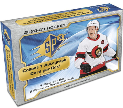 22/23 UD SPX Hockey Hobby Box