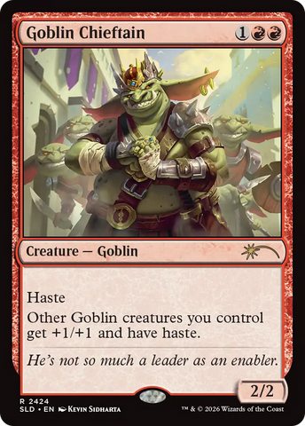 Goblin Chieftain (2424) [Secret Lair Drop Series]