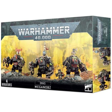 Orks Meganobz (Big Mek in Mega Armour)