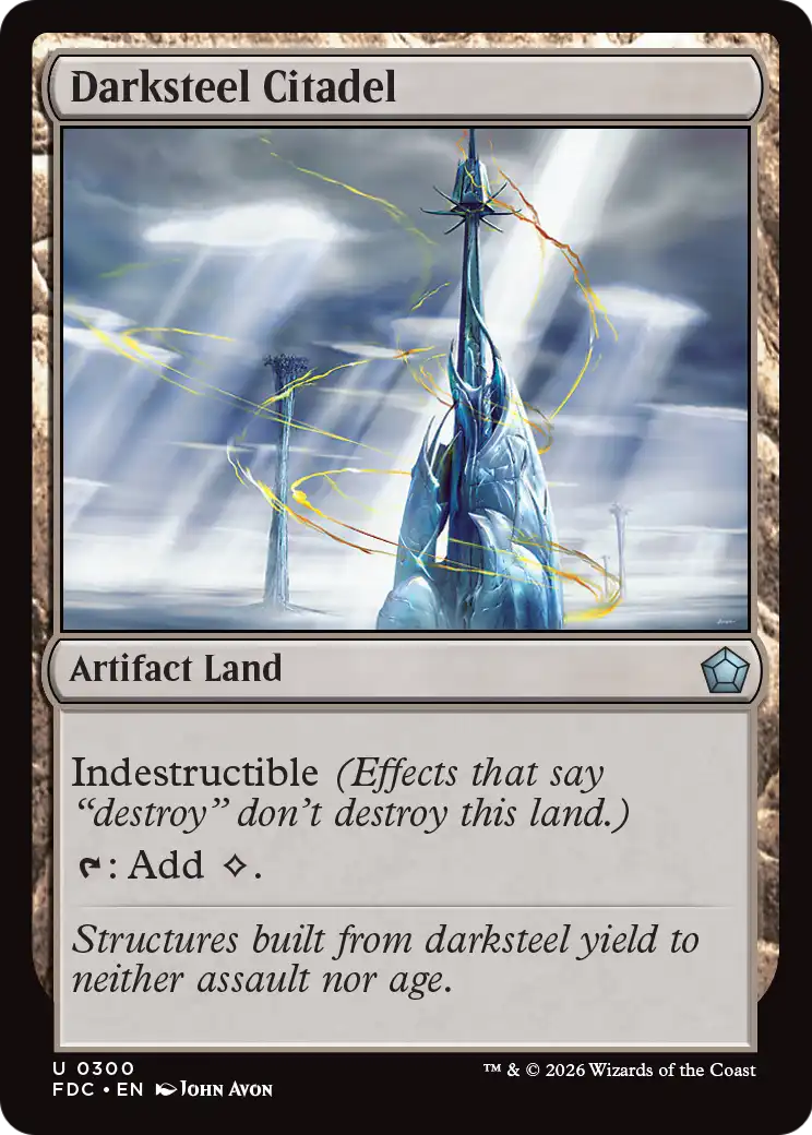Darksteel Citadel [Foundations Commander]
