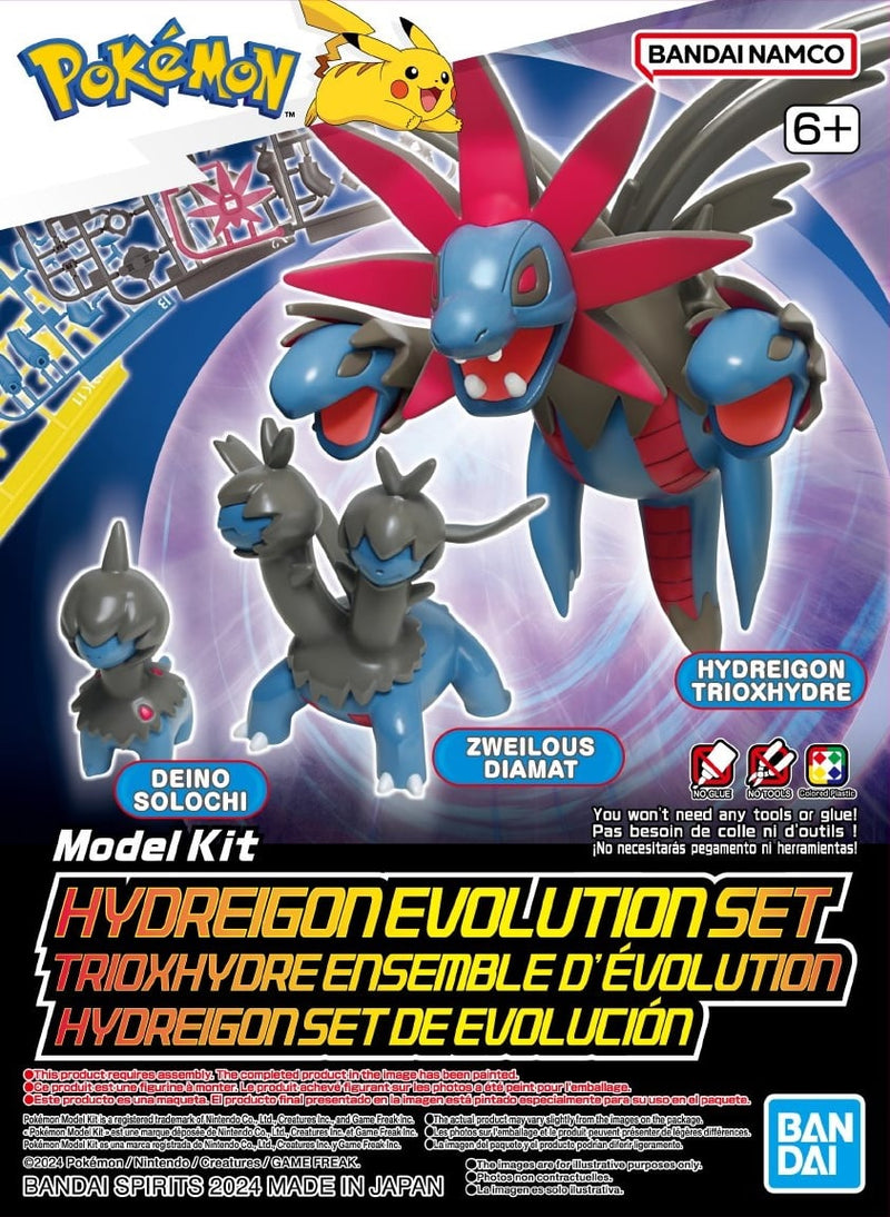 Pokémon Model Kit HYDREIGON EVOLUTION SET