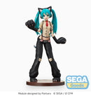 Hatsune Miku: Project DIVA Arcade Future Tone SPM Figure Hatsune Miku Kitty Cat