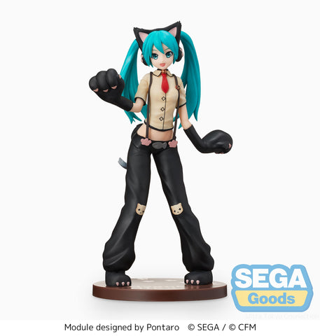 Hatsune Miku: Project DIVA Arcade Future Tone SPM Figure Hatsune Miku Kitty Cat