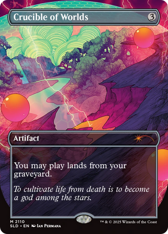 Crucible of Worlds (Galaxy Foil) [Secret Lair Drop Series]
