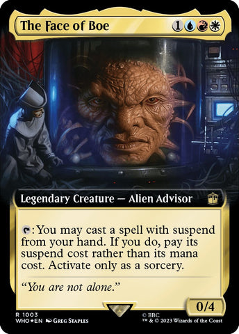 The Face of Boe (Extended Art) (Surge Foil) [Doctor Who]