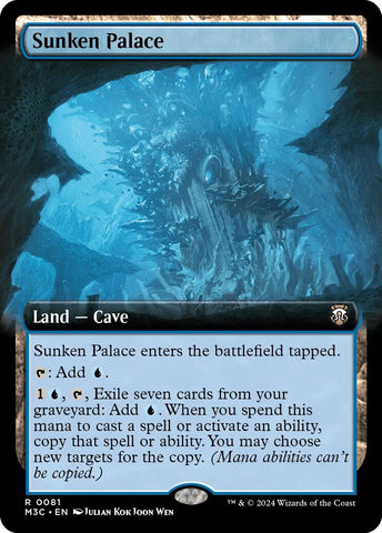 Sunken Palace (Extended Art) (Ripple Foil) [Modern Horizons 3 Commander]