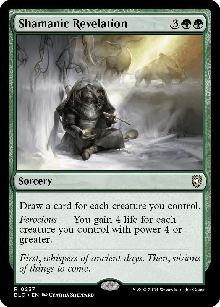 Shamanic Revelation [Bloomburrow Commander]