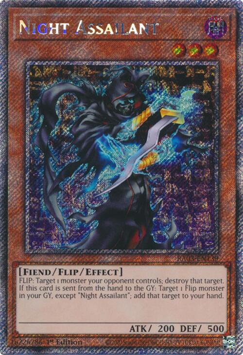 Night Assailant (Platinum Secret Rare) [RA03-EN139] Platinum Secret Rare