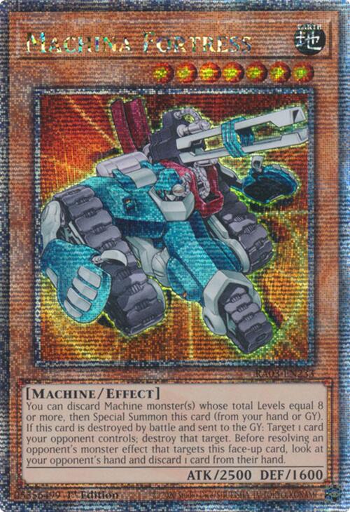 Machina Fortress (Quarter Century Secret Rare) [RA03-EN233] Quarter Century Secret Rare