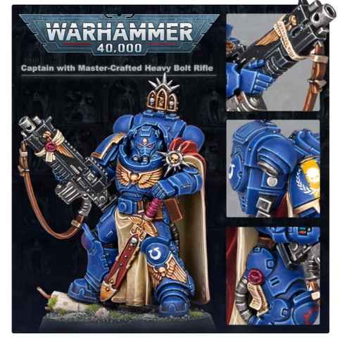 Space Marine Captain with Master-Crafted Heavy Bolt Rifle