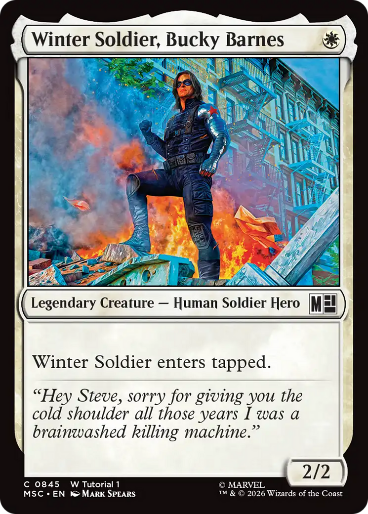 Winter Soldier, Bucky Barnes (0845) [Marvel Super Heroes Commander]