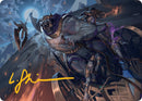 Zahur, Glory's Past Art Card (Gold-Stamped Signature) [Aetherdrift Art Series]