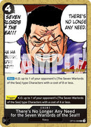 There's No Longer Any Need for the Seven Warlords of the Sea!!! [Royal Blood Release Event Cards]