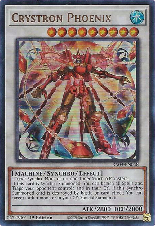 Crystron Phoenix [RA04-EN058] Ultra Rare