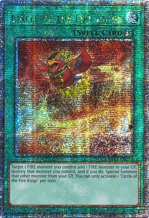 Circle of the Fire Kings [RA04-EN195] Quarter Century Secret Rare