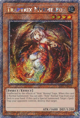 Traptrix Myrmeleo [RA04-EN210] Platinum Secret Rare