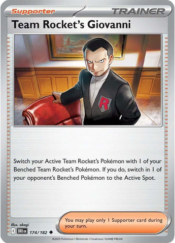 Team Rocket's Giovanni (174/182) [Scarlet & Violet: Destined Rivals]