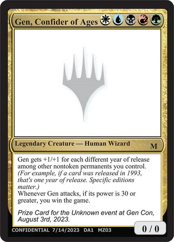 Gen, Confider of Ages [Mystery Booster]