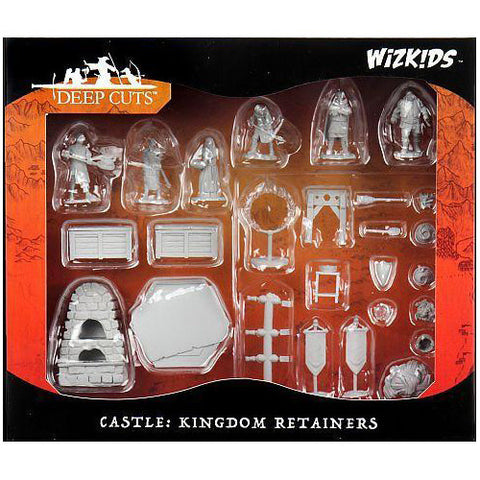 WIZKIDS UNPAINTED MINIS WV12 CASTLE KINGDOM RETAINERS