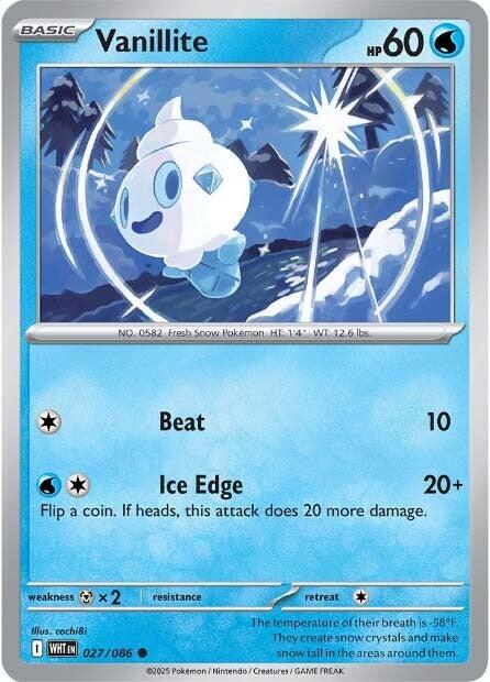 Vanillite (027/086) [Scarlet & Violet: White Flare]
