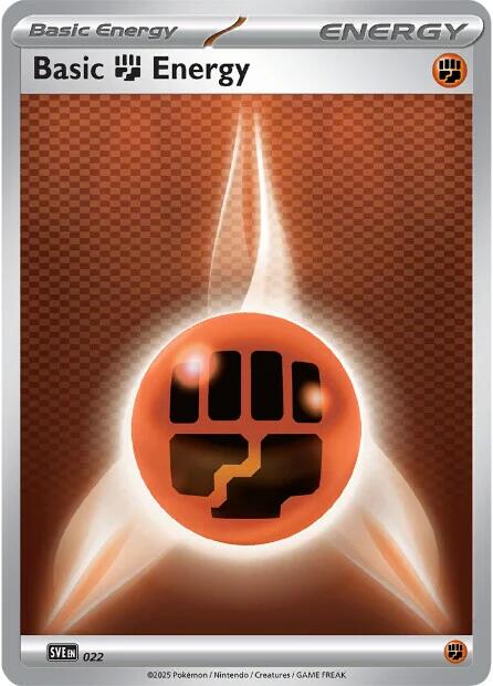 Basic Fighting Energy (022) [Scarlet & Violet: Black Bolt]