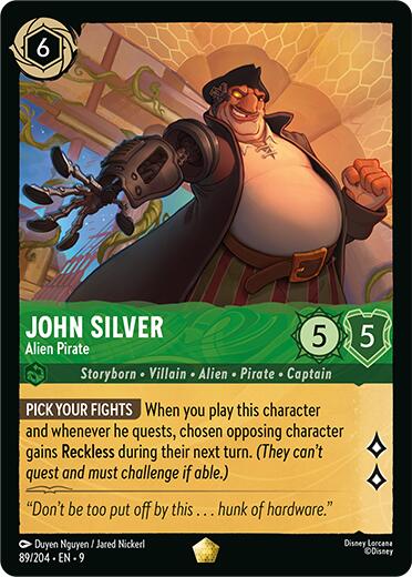 John Silver - Alien Pirate (89/204) [Fabled]