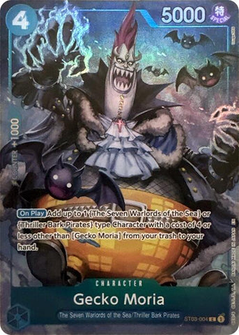 Gecko Moria (Seven Warlords of the Sea Binder Set) [One Piece Promotion Cards]