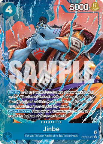 Jinbe (PRB02-007)(Alternate Art) [Premium Booster -The Best- Vol. 2]