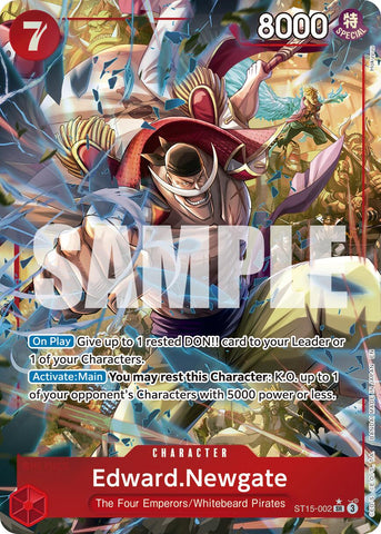 Edward.Newgate (ST15-002) (Alternate Art) [Premium Booster -The Best- Vol. 2]