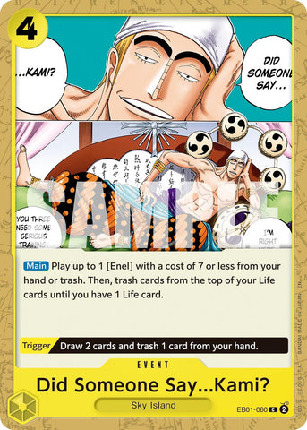Did Someone Say...Kami? (Reprint) [Premium Booster -The Best- Vol. 2]