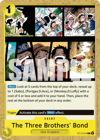 The Three Brothers' Bond (Reprint) [Premium Booster -The Best- Vol. 2]