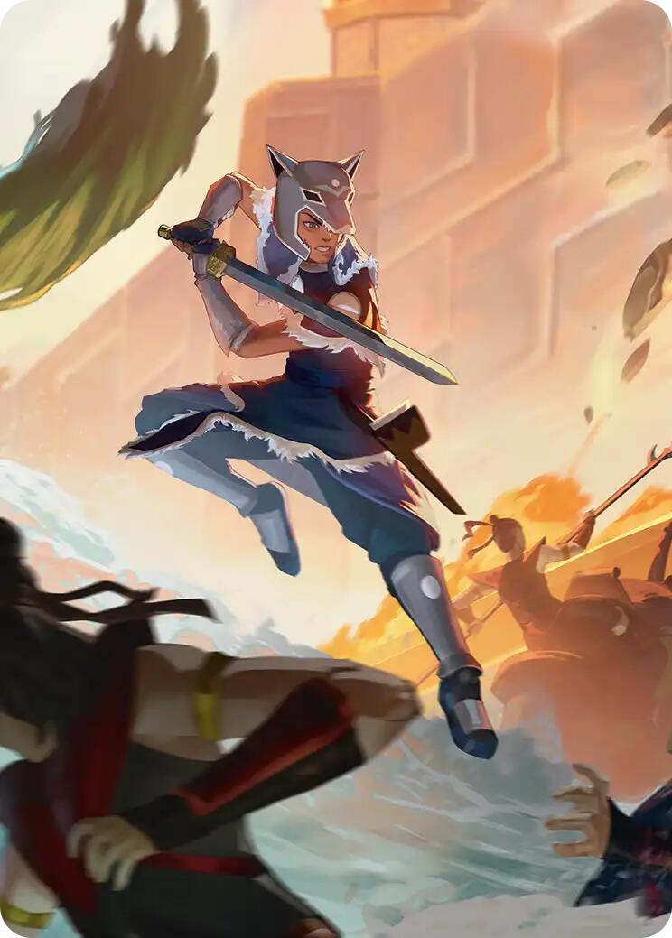 Sokka's Charge Art Card [Avatar: The Last Airbender Art Series]