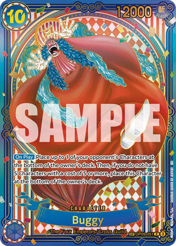 Buggy (OP09-051) (SP) (Gold) [The Azure Sea's Seven]