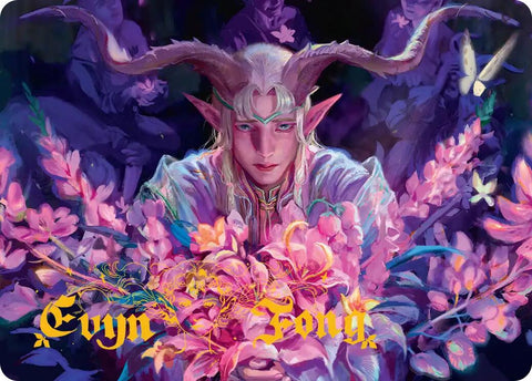 Dawnhand Eulogist Art Card (Gold-Stamped Signature) [Lorwyn Eclipsed Art Series]