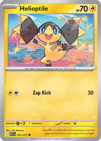 Helioptile (063/217) [Mega Evolution: Ascended Heroes]
