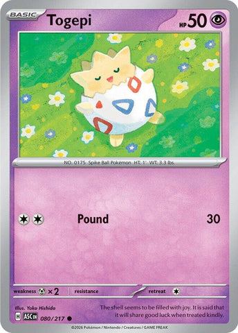 Togepi (080/217) [Mega Evolution: Ascended Heroes]
