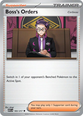 Boss's Orders [Corbeau] - 183/217 [Mega Evolution: Ascended Heroes]
