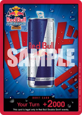 DON!! Card (Red Bull Double Don!!) [One Piece Promotion Cards]