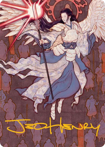 Akroma's Will Art Card (Gold-Stamped Signature) [Secrets of Strixhaven Art Series]