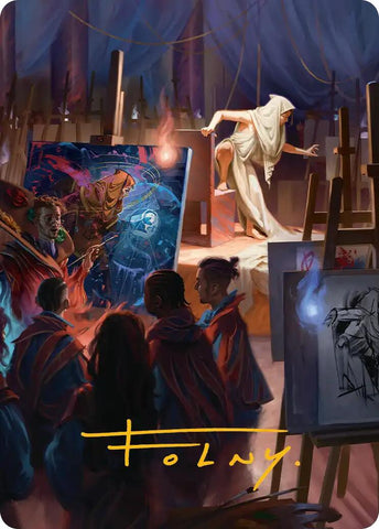 Archaeomancer Art Card (Gold-Stamped Signature) [Secrets of Strixhaven Art Series]