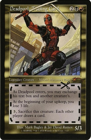 Deadpool, Trading Card (7127) [Secret Lair Drop Series]