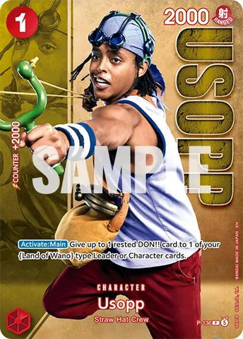 Usopp (P-136) (Premium Card Collection -Live Action Edition Vol.2 Straw Hat Crew-) [One Piece Promotion Cards]