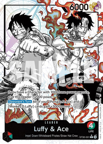 Luffy & Ace (Parallel) [Starter Deck EX: Luffy & Ace]