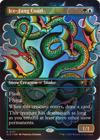Ice-Fang Coatl (0171) (Rainbow Foil) [Secret Lair Drop Series]