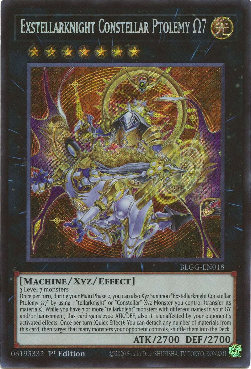 Exstellarknight Constellar Ptolemy Omega 7 [BLGG-EN018] Secret Rare