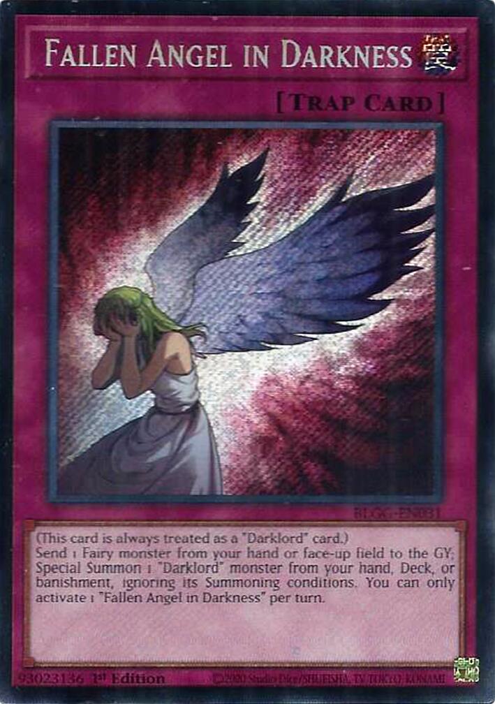 Fallen Angel in Darkness [BLGG-EN031] Secret Rare